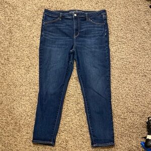 AE American Eagle High Rise Jegging Crop Jeans